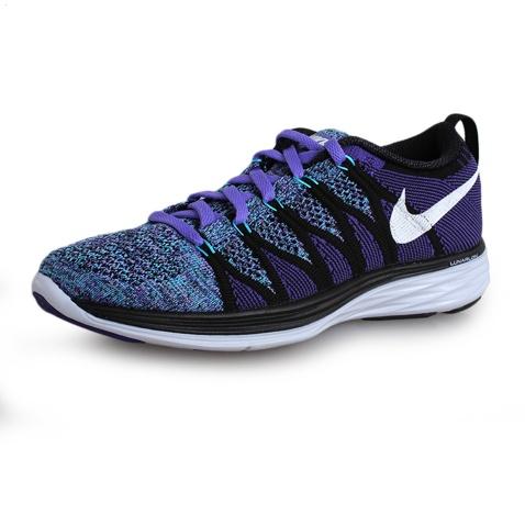 Nike Flyknit Lunar Ii 2 Womens Running Shoes Dark Blue White New Low Price